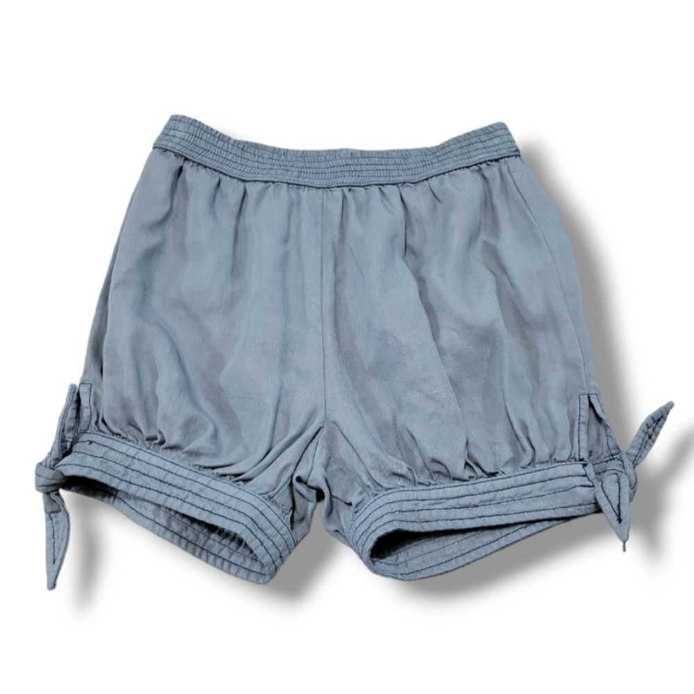 Mo Vint Shorts Size 7-8Y Youth Girls Kids Shorts Gray 100% Tencel Shorts Summer